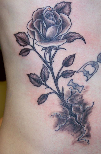 Realistic tattoos Tattoos concrete flower